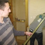 Montage der Arbeitsplatte
